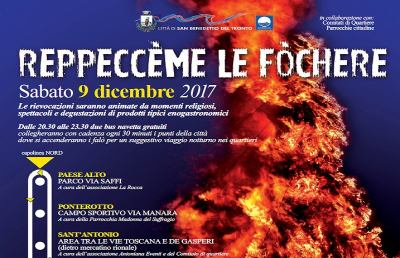 San Benedetto, sabato 9 dicembre si riaccendono le ''fòchere''