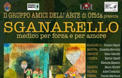 Offida, al Teatro Serpente Aureo arriva ''Sganarello, medico per forza e per amore''