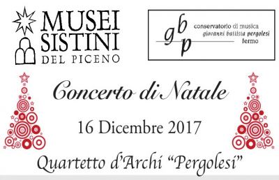 Musei Sistini del Piceno, doppio appuntamento a Monteprandone e Rotella con Quartetto d'Archi “Pergolesi”