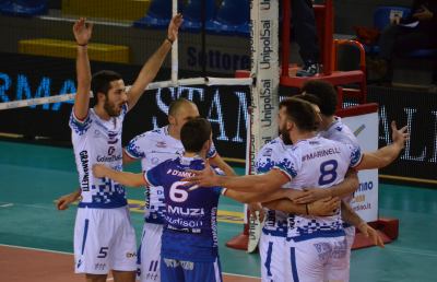 Volley Serie A2, la GoldenPlast Potenza Picena fa suo derby con M&G Videx Grottazzolina