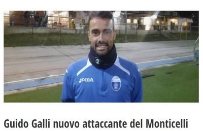 Monticelli, bel colpo in avanti: ufficiale l'arrivo dell'attaccante Guido Galli
