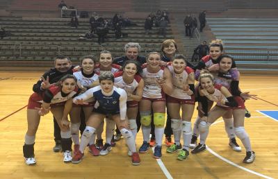 Ciu Ciu Offida Volley sempre più prima in classifica dopo la vittoria ad Ancona