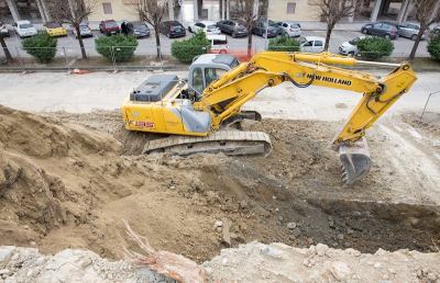 Ascoli Piceno, al via i lavori di ricostruzione del muro di Via delle Begonie