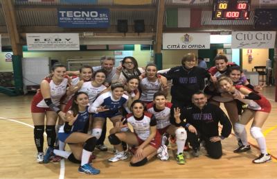 Pallavolo femminile, importantissima vittoria interna per la Ciu Ciu Offida Volley