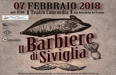 Teatro Concordia, appuntamento con  ''Il barbiere di Siviglia''