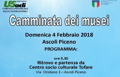Ascoli Piceno, appuntamento domenicale con il progetto ''Camminata dei musei''