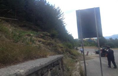 Messa in sicurezza la scarpata di monte sulla S.P. 34 Forca di Presta