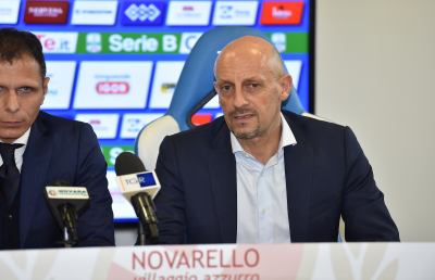 Novara , il ds Teti presenta ufficialmente il nuovo allenatore Di Carlo