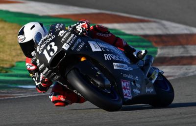 Moto2, primi test per Fenati a Valencia: ''Sono molto contento, miglioramenti costanti''