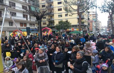 Grottammare, successo per l'apertura del Carnevale dei bambini 2018