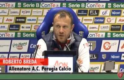 Parma-Perugia 1-1, la voce di Breda post gara