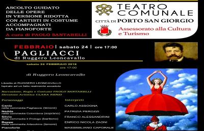 Porto San Giorgio, al teatro comunale va in scena ''Pagliacci''
