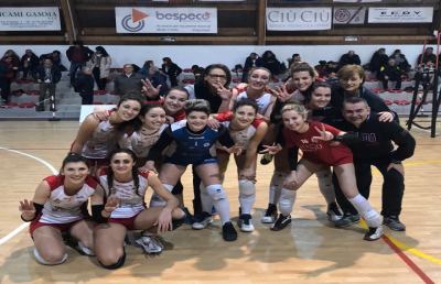 Pallavolo femminile Serie C, la Ciu Ciu Offida Volley supera nettamente Polverigi