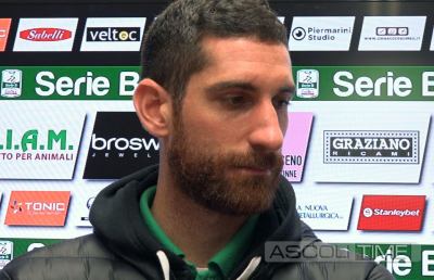 Ascoli-Ternana 2-1, la voce di Gasparetto post gara
