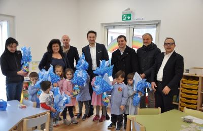 Confindustria Centro Adriatico, a Borgo di Arquata del Tronto ''Due regali per un sorriso''