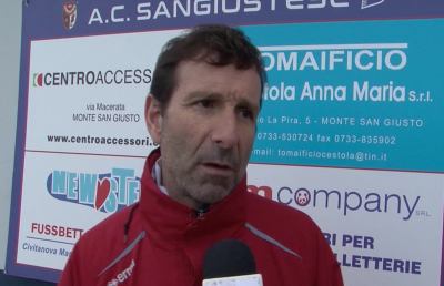Sangiustese-Monticelli 2-1, la voce di mister Senigagliesi post gara