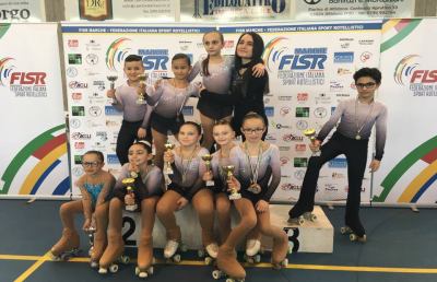 Pattinaggio artistico, Diavoli Verde Rosa squadra campione provinciale Fisr