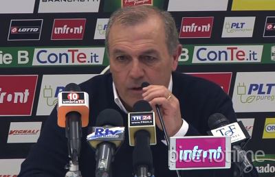 Cesena-Perugia 1-1, le voci di Castori e Breda post gara