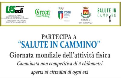 ''Giornata mondiale dell'attività fisica'', camminate ad Ascoli e San Benedetto
