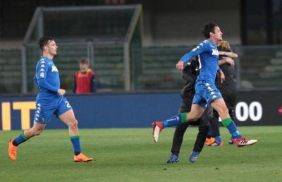 Chievo-Sassuolo 1-1, highlights. Primo gol in Serie A per l'ex Ascoli Cassata