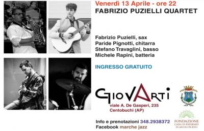 Monteprandone, per la rassegna jazz c’è il ''Fabrizio Puzielli quartet''