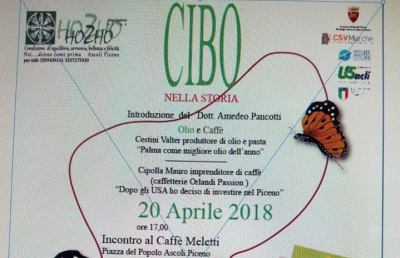 Ascoli Piceno, Associazione Hozho: proseguono appuntamenti su tema cibo