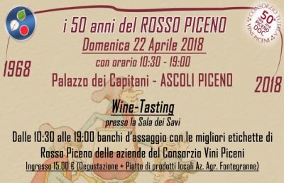 Ascoli, a Palazzo dei Capitani la celebrazione dei 50 anni del Rosso Piceno Superiore