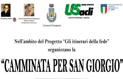 Fede e movimento, a Cossignano torna la ''Camminata per San Giorgio''