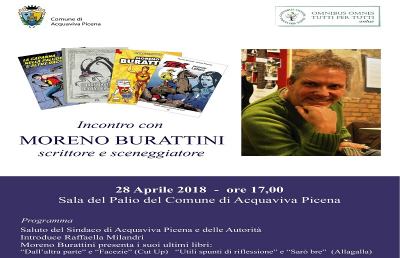  Acquaviva Comics, arriva lo scrittore Moreno ''Zagor'' Burattini 