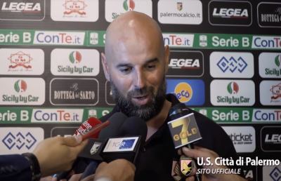 Palermo-Bari 1-1, le voci di Stellone e Pomini post gara