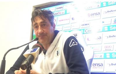 Virtus Entella-Ascoli 1-1, la voce di Aglietti in sala stampa post gara