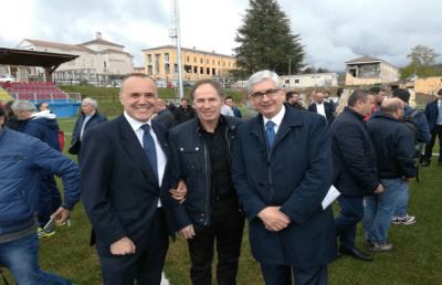 Lega B e B Solidale Onlus, inaugurato nuovo stadio ''Paride Tilesi'' ad Amatrice