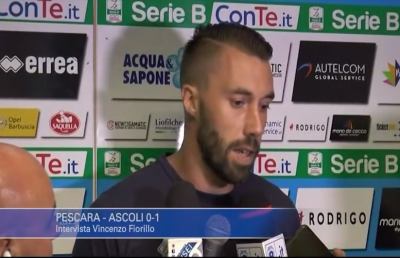 Pescara-Ascoli 0-1, la voce di Fiorillo post gara