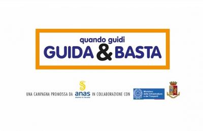 ''Quando guidi, guida e basta'', campagna sicurezza stradale Anas e Polizia di Stato