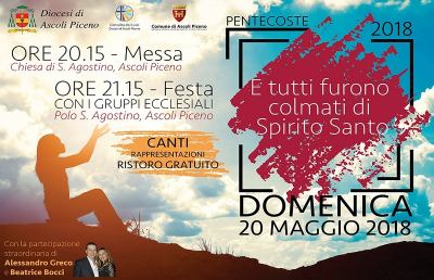Ascoli Piceno, nella chiesa di  Sant’Agostino tutto pronto per la festa di Pentecoste