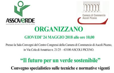 Camera Commercio Ascoli Piceno e Assoverde, convegno “Il futuro per un verde sostenibile”