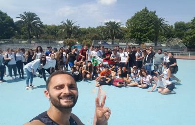 Scuola e sport a San Benedetto: liceali si allenano alla ''Panfili'' con i Diavoli Verde Rosa