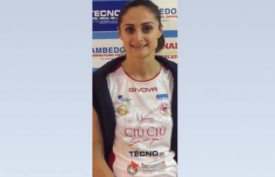 Pallavolo femminile, la Capriotti confermata palleggiatrice della Ciu Ciu Offida Volley