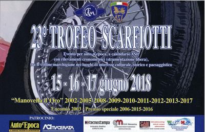 Circolo Automotoveicoli d'Epoca Marchigiano, tutto pronto per il 23° Trofeo Scarfiotti
