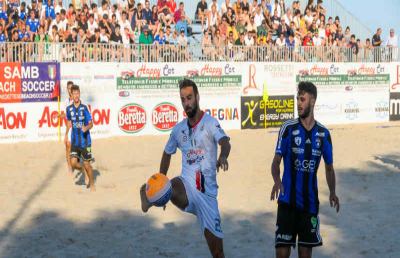 Beach soccer Serie A-On, vittoria di carattere dell'Happy Car Samb contro Pisa