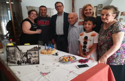 San Benedetto, Luigi Giuliani ha compiuto 100 anni