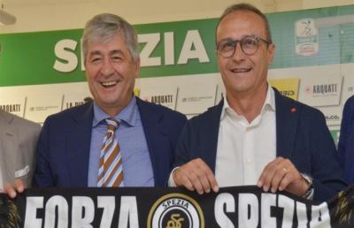 Spezia, dg Angelozzi presenta mister Marino: ''Vogliamo portare avanti nuova filosofia''