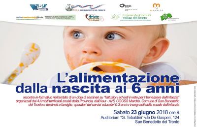 Auditorium San Benedetto, un convegno sull’alimentazione nei primi 6 anni di vita
