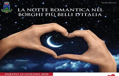 Montefiore dell'Aso, in arrivo la terza edizione della Notte Romantica 