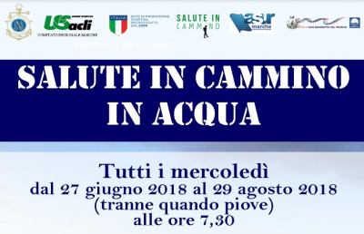 San Benedetto del Tronto, camminate mattutine in acqua con il progetto ''Sport senza età''
