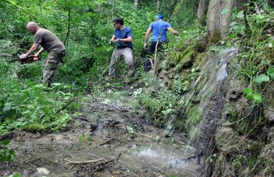 Arquata del Tronto, recuperato il sentiero Faete-Spelonga