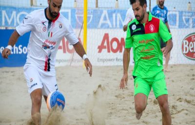 Beach soccer Serie A-On, l'Happy Car Samb cala la manita con la Vastese