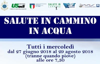 San Benedetto del Tronto, secondo appuntamento con le camminate mattutine in acqua
