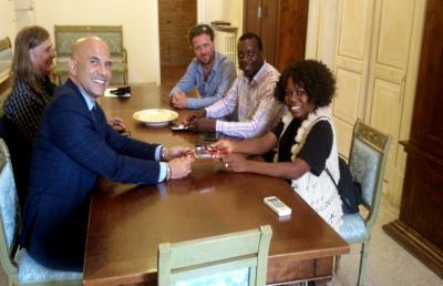 Offida, incontro ufficiale con una delegazione di imprenditori nigeriani