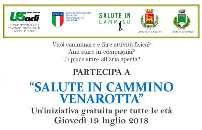 Unione Sportiva Acli, tre iniziative di promozione attività fisica tra Venarotta e Palmiano
